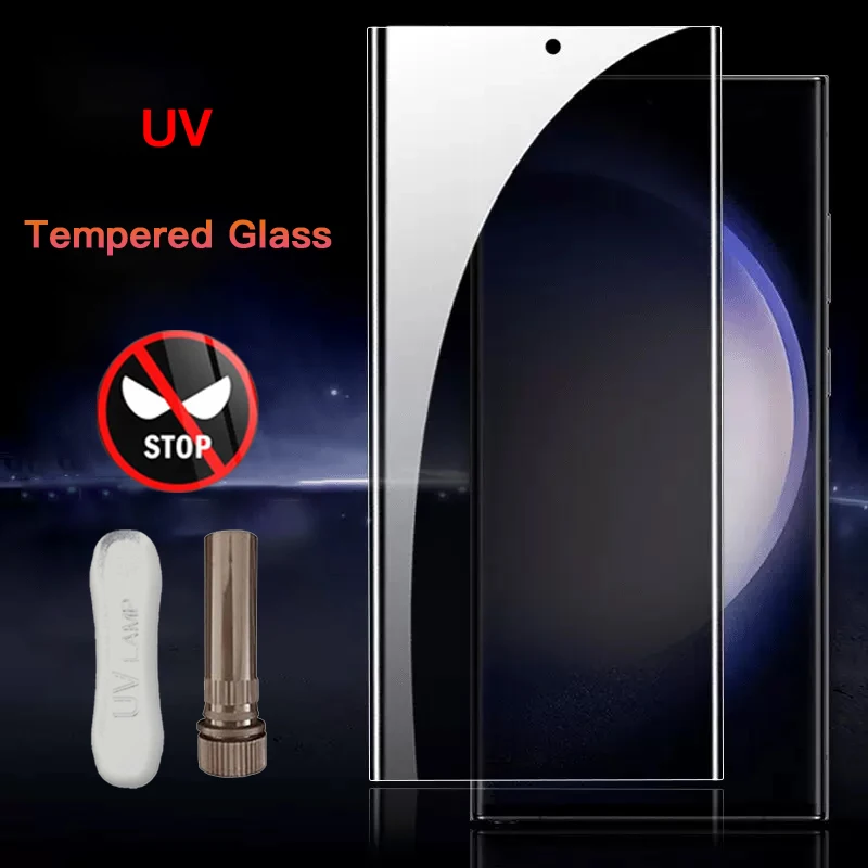 Privacy Screen Filter - 1-3PCS Anti-Spy UV Gehard Glas Voor