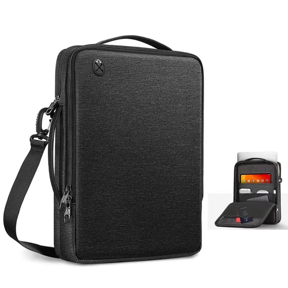 Laptop Accessories Travel Case - Nieuwe 13,3-15,4 inch laptop schoudertas waterdichte