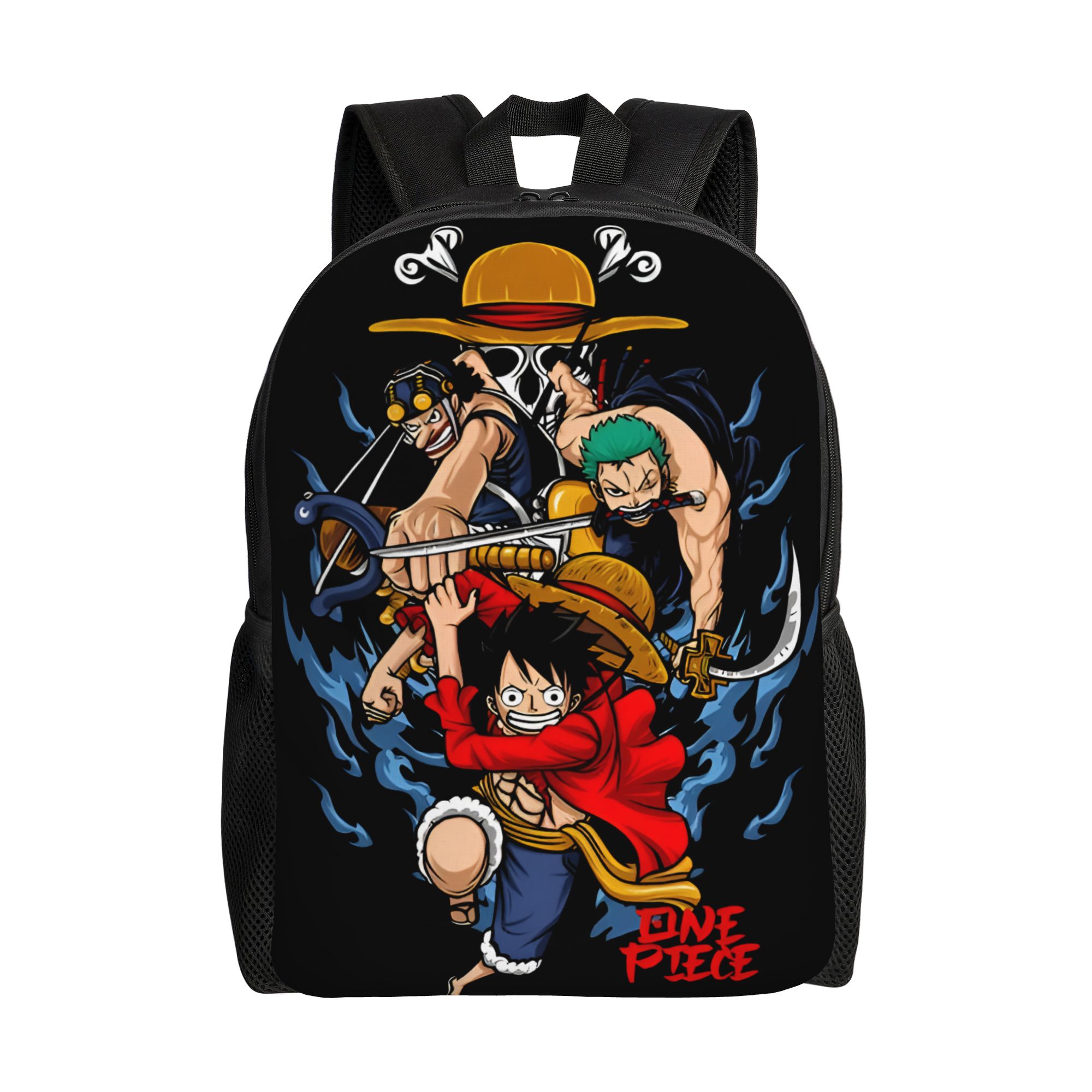 Laptop Accessories Bag For Men - 3D Printing Zoro O-One P-Piece Rugzak