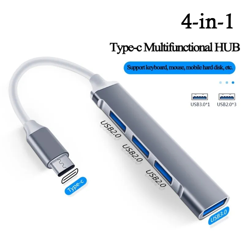 Laptop Accessories Price - 4-in-1 USB C HUB 3.0 Type