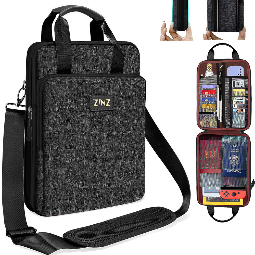 Laptop Accessories Travel Case - 12.9-13 Inch Laptop Schoudertas Met Variabele