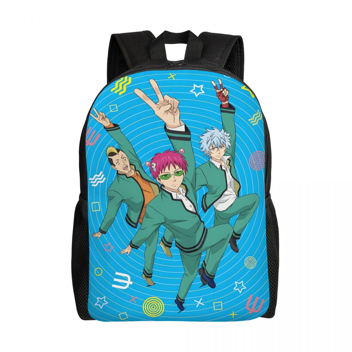 Laptop Accessories Bag For Men - Gepersonaliseerde S-Saikies K Manga Leuke reisrugzak