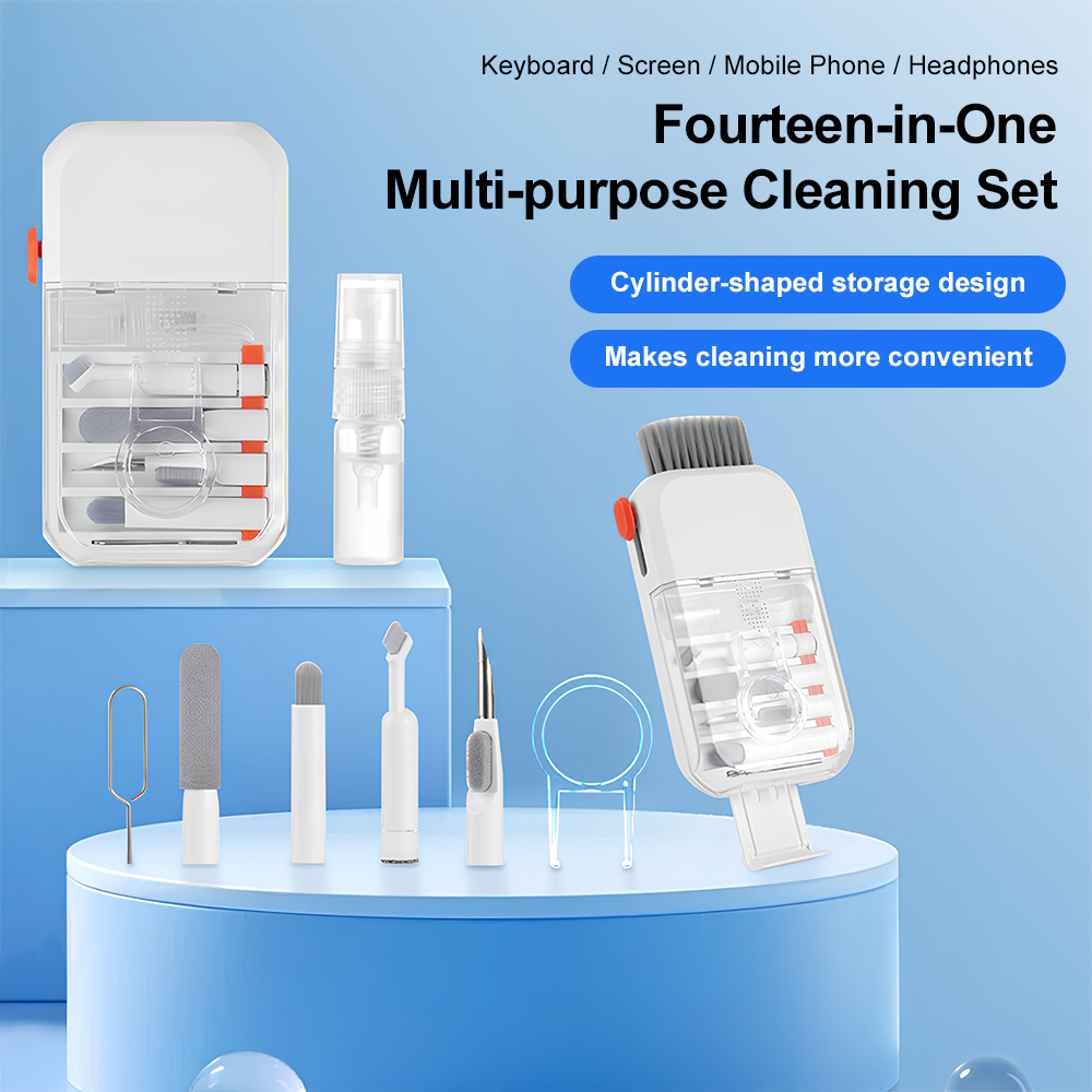 Laptop Accessories All In One - 14-in-1 Digitale Reinigingsset voor Apparaten, Multifunctionele