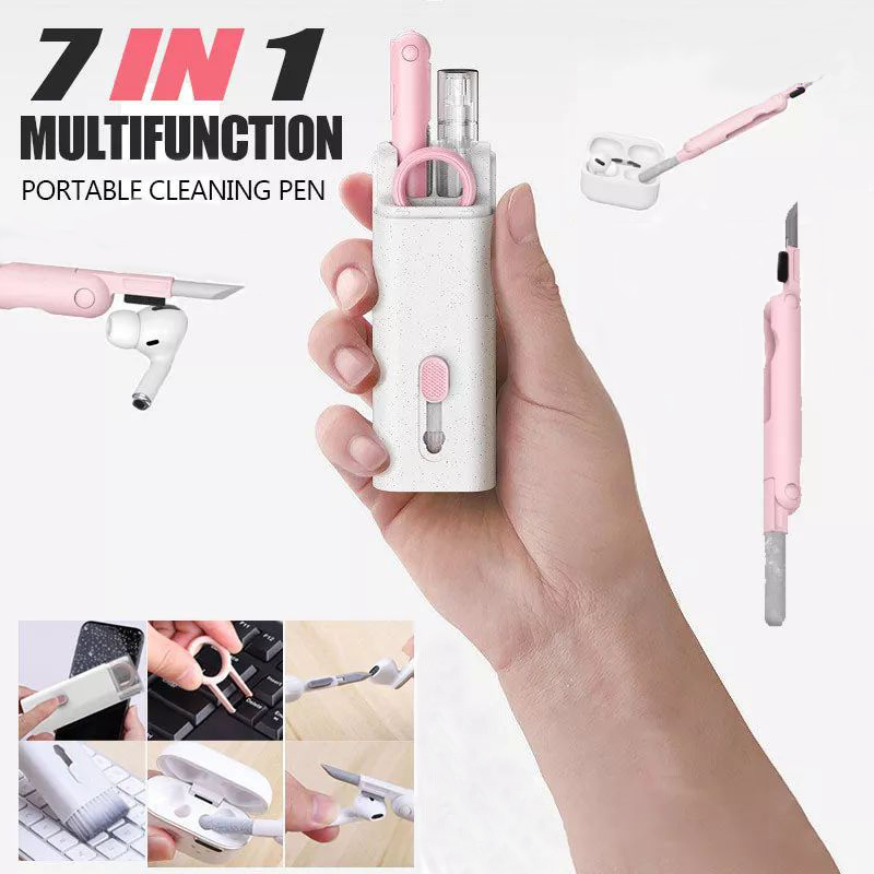 Laptop Accessories All In One - 7-in-1 Elektronische Reinigingspen Multitool Reinigingsset Reinigingsborstelset