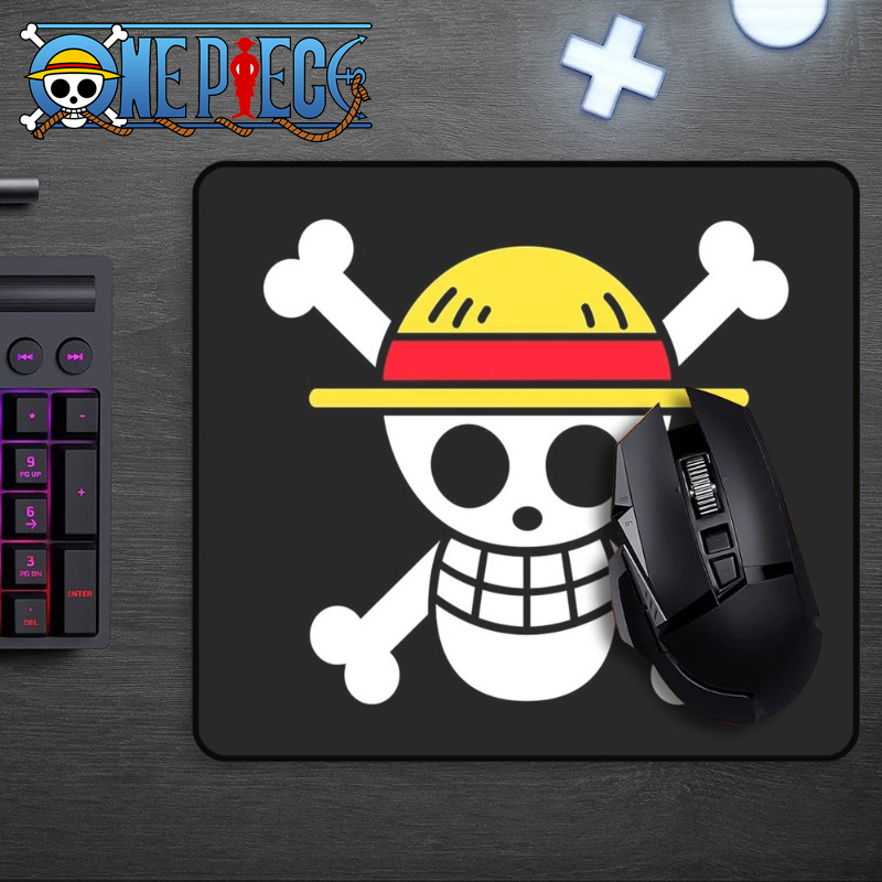 Laptop Accessories Computer - Cartoon Een Stuk Luffy Schedel Muismat