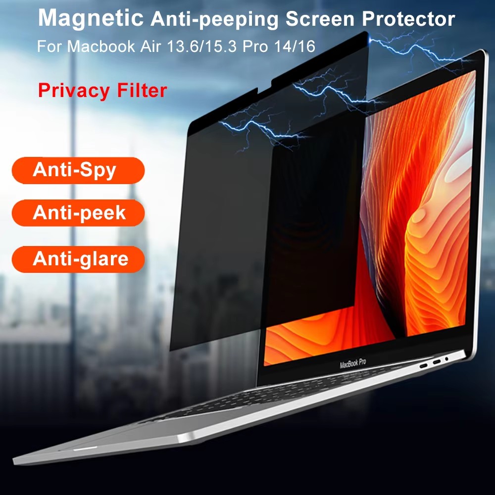 Privacy Screen Filter - Magnetische anti-spionagefolie voor Mac, magnetisch privacy