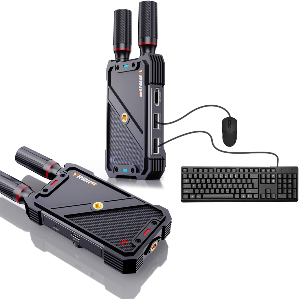 Laptop Accessories Computer - VRRIIS WL082K 400m Draadloze HDMI KVM