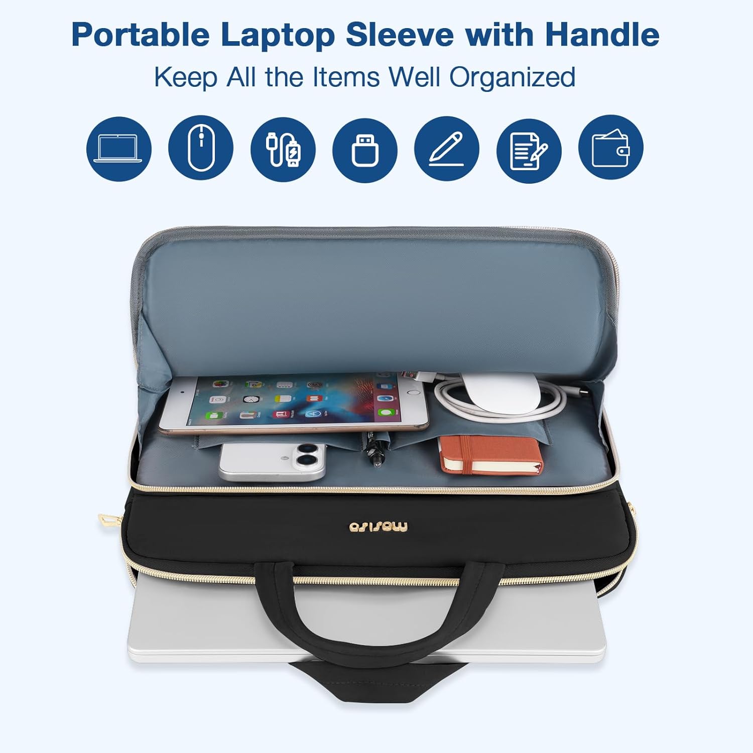 MOSISO Laptop Case 16 inch 13, - Laptop Accessories Travel Case recensie en prijs
