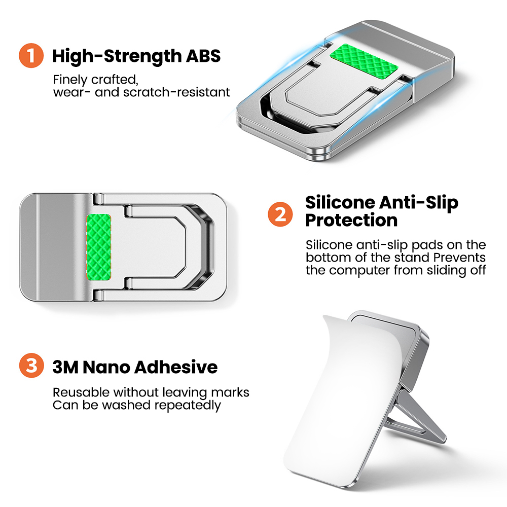 2 stuks opvouwbare onzichtbare - Laptop Ergonomic Accessories recensie en prijs