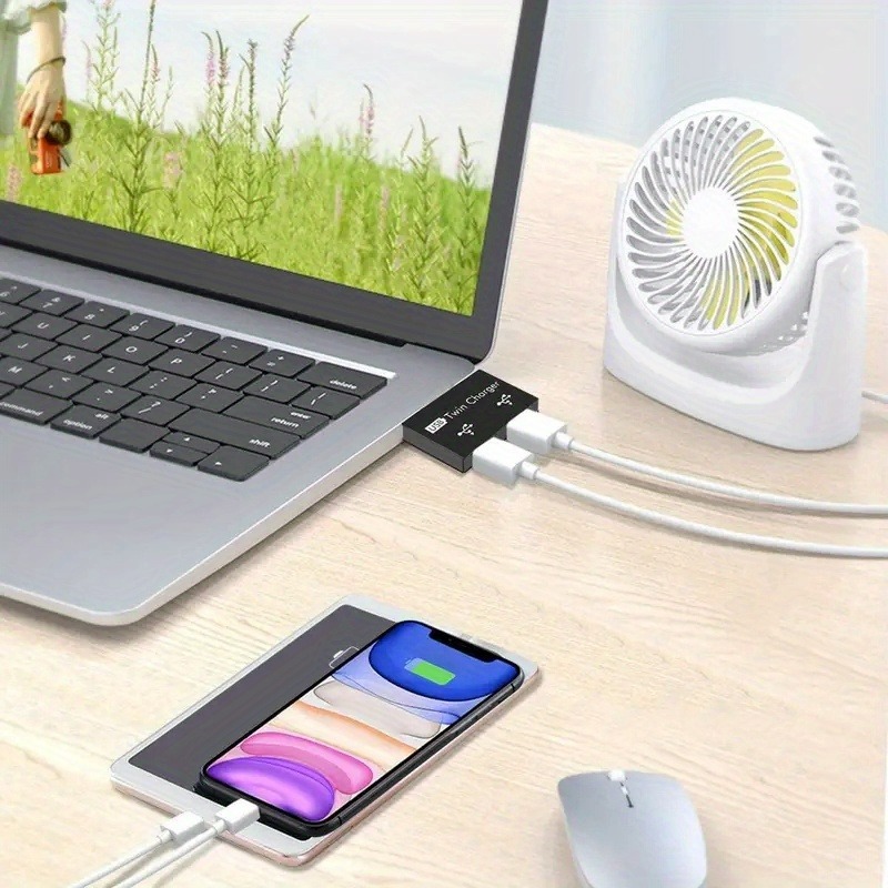 USB2.0 Splitter 1 Man Naar 2 P - Laptop Accessories Price recensie en prijs