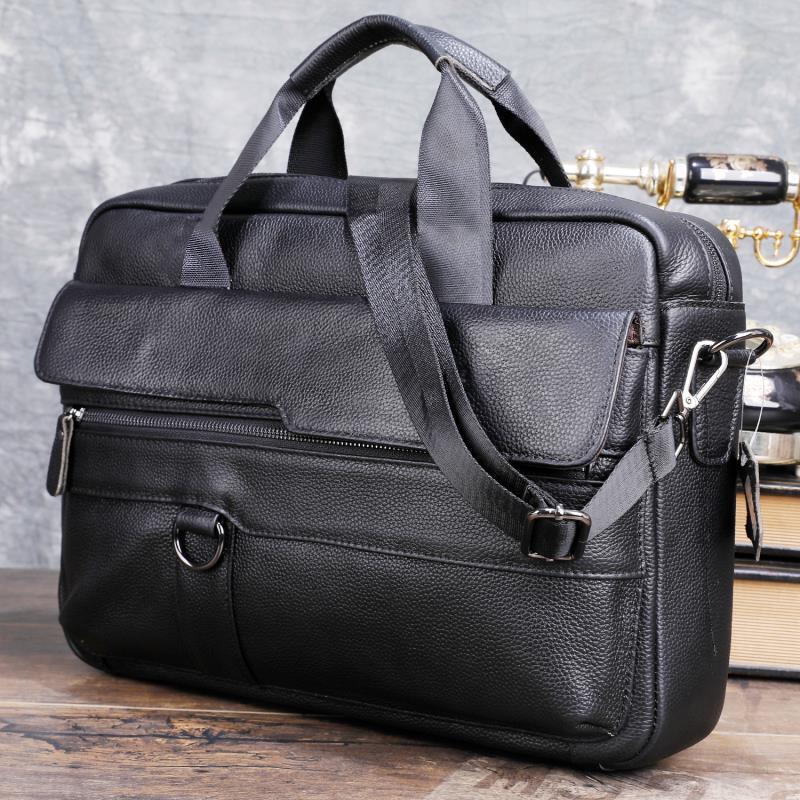 Grote Mannen Echt Lederen Hand - Laptop Accessories Travel Case recensie en prijs