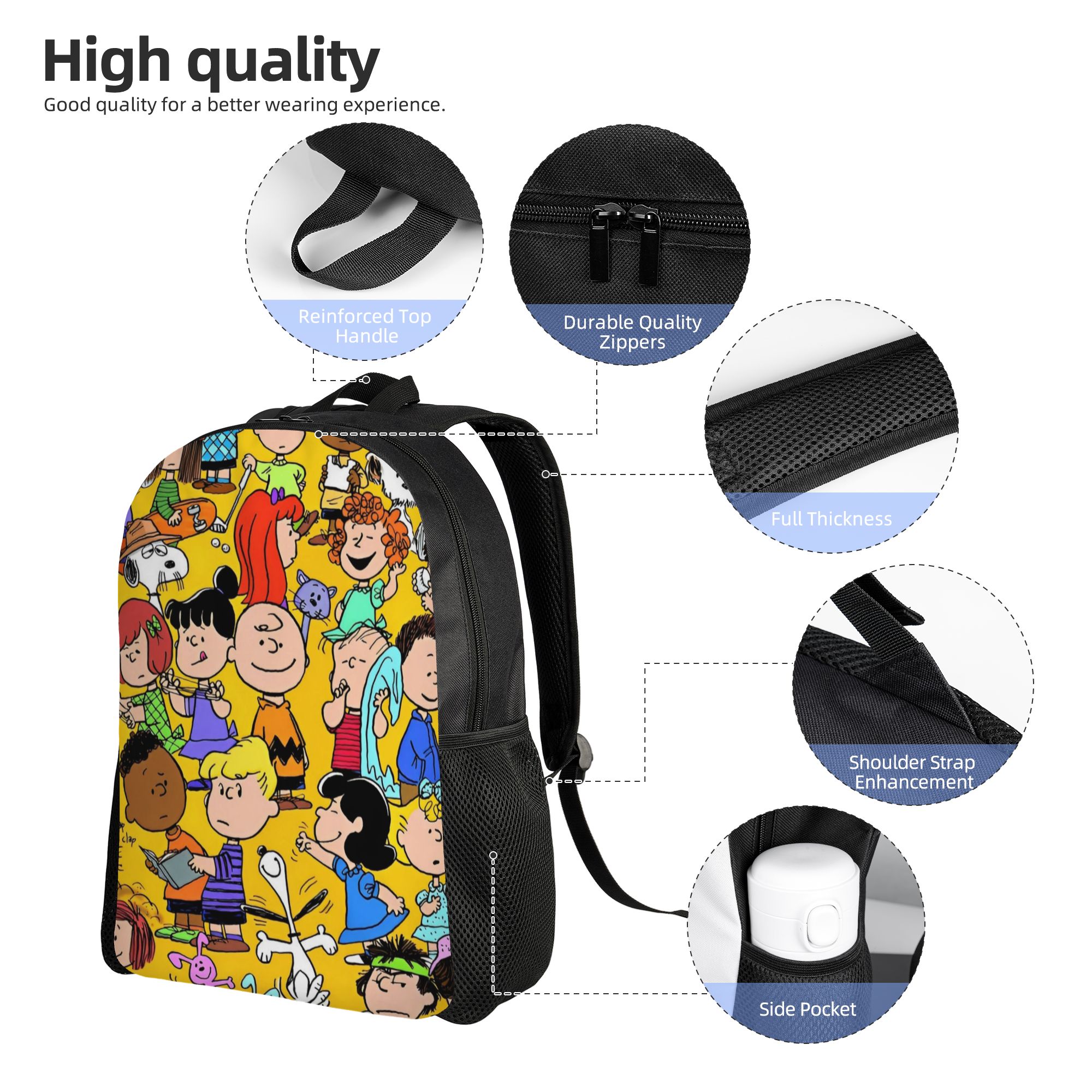 Snoopy Peanuts Fashion Rugzak  - Laptop Accessories Bag For Men recensie en prijs