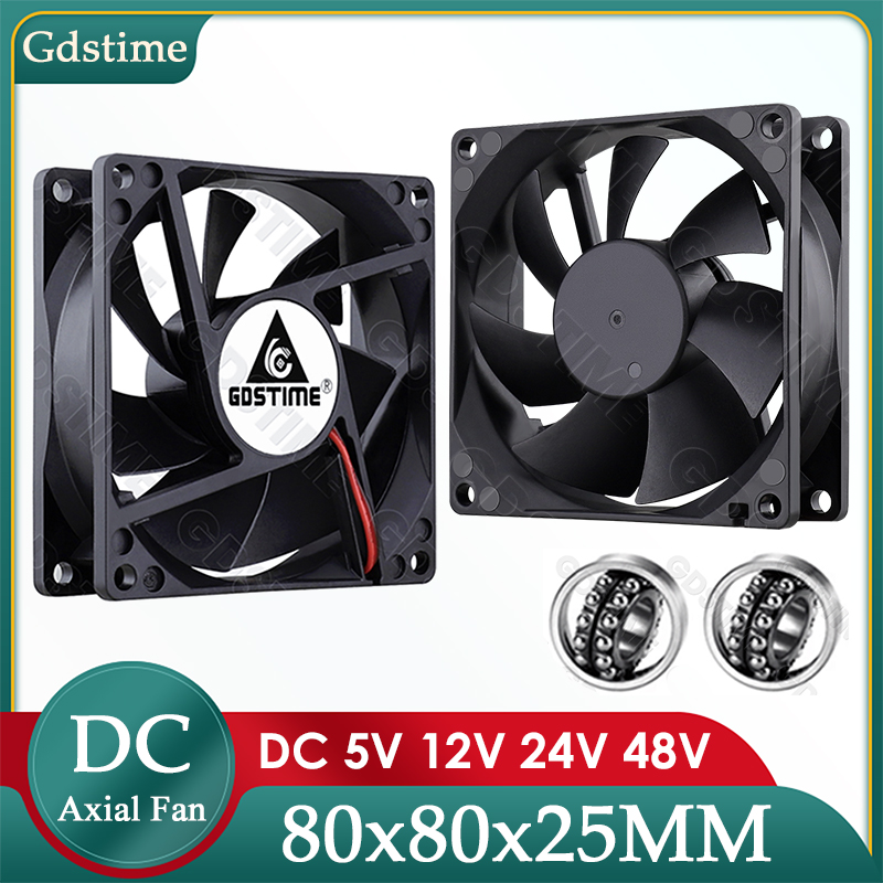 Gdstime DC 5 V 12 V 24 V Fan 8 - Laptop Accessories Computer recensie en prijs