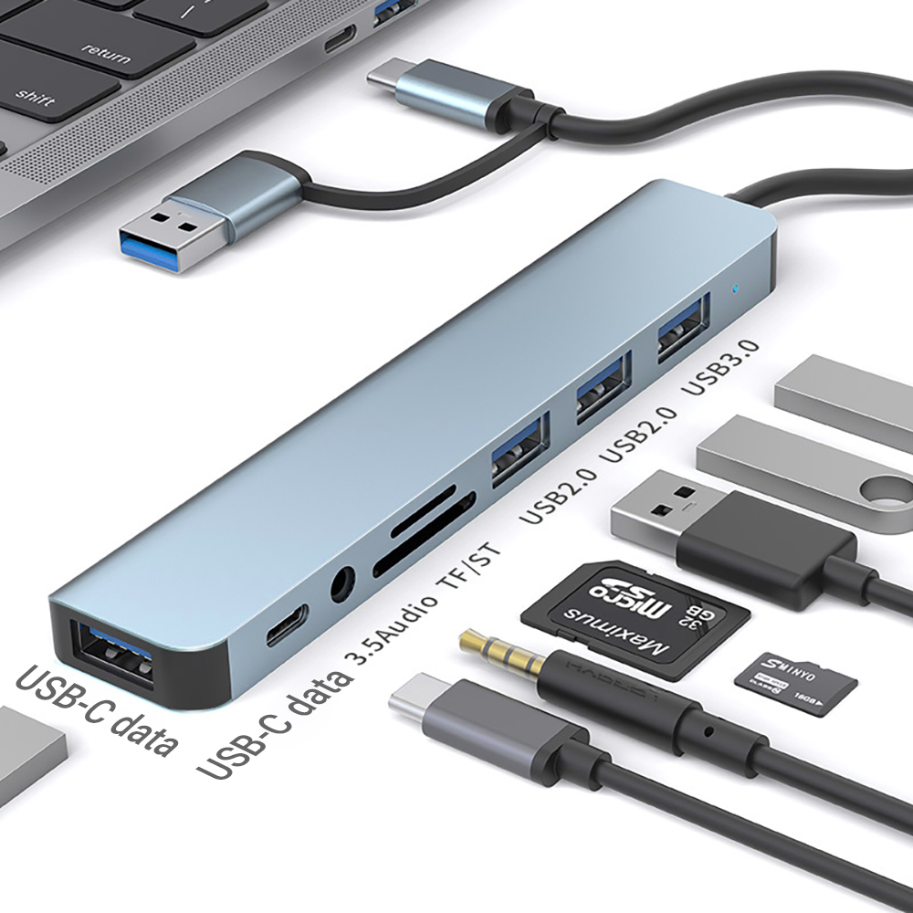 9-in-1 Dual Head USB-dockingst - Laptop Accessories All In One recensie en prijs
