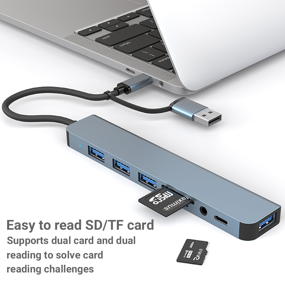 9-in-1 Dual Head USB-dockingst - Laptop Accessories All In One recensie en prijs