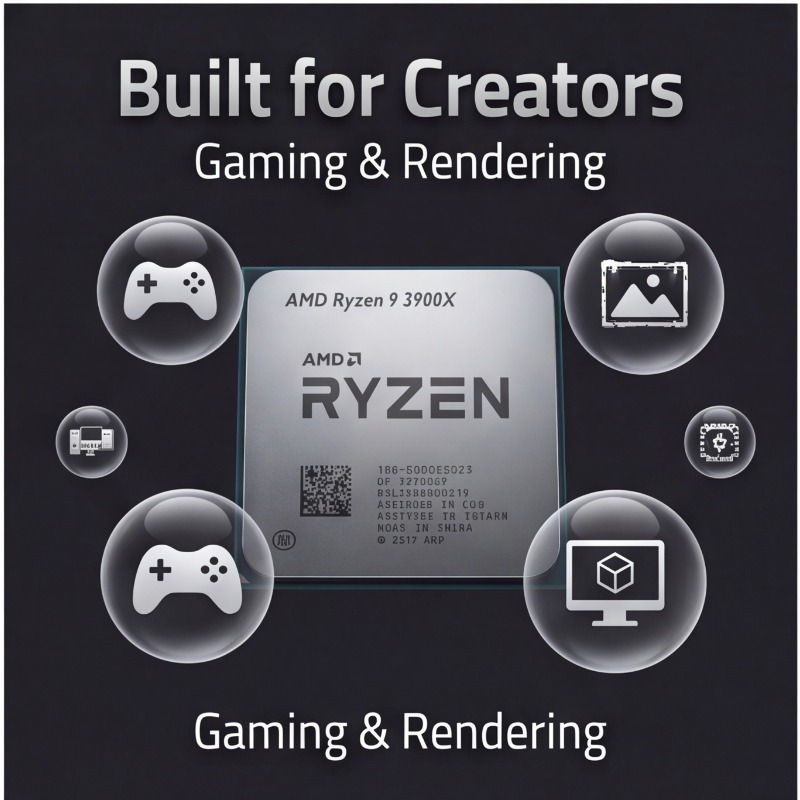 AMD Ryzen 9 3900X 12-Core 24-T - Amd Cpu Ryzen 9 recensie en prijs