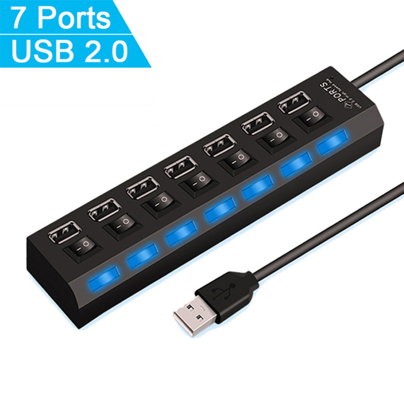 7-poorts USB 2.0 hubsplitter v - Laptop Accessories Computer recensie en prijs
