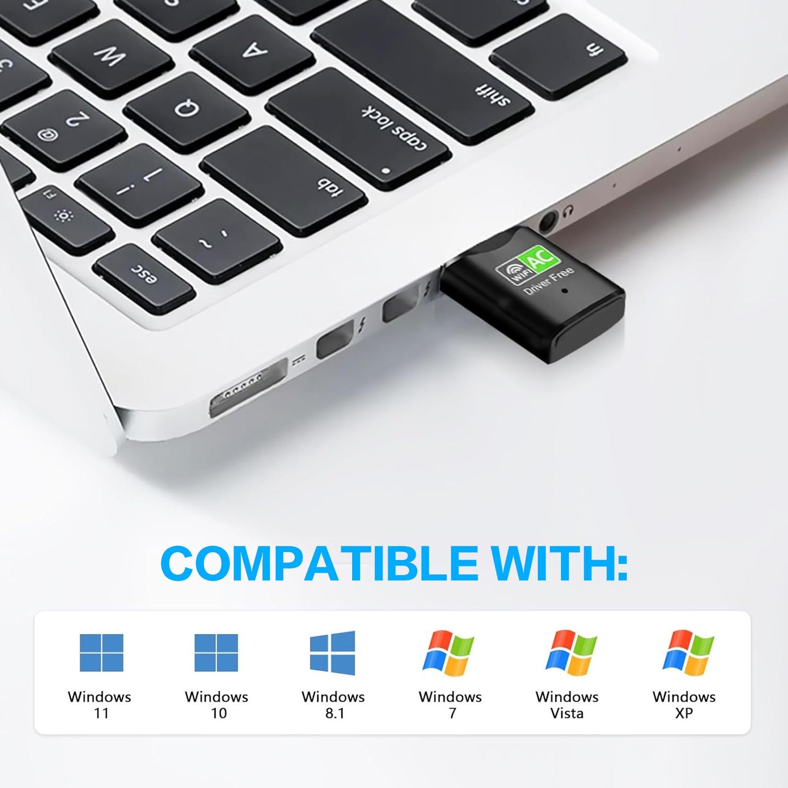 AC600 USB WiFi-adapter, dual-b - Laptop Ergonomic Accessories recensie en prijs