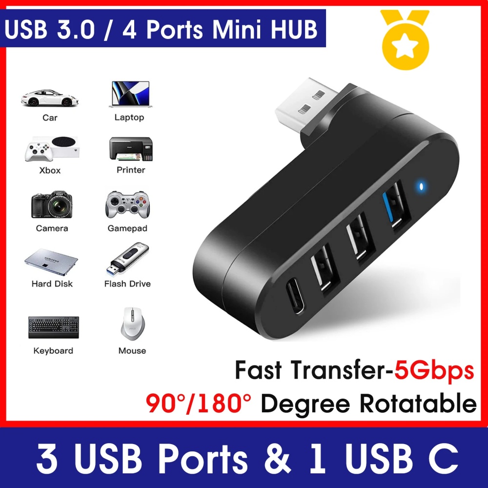 Mini Splitter 4 Poorten USB Hu - Laptop Accessories Price recensie en prijs
