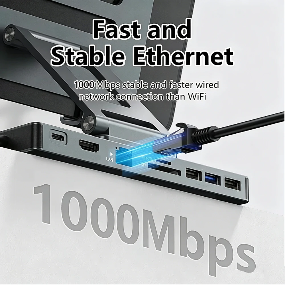 KEBIDUMEI 9-in-1 USB-C Hub Opv - Laptop Accessories Price recensie en prijs